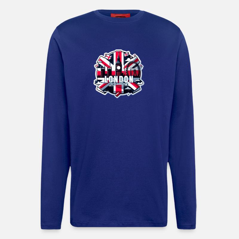 London is calling - Langarmshirt - made by SPREAD - Iconic Blue