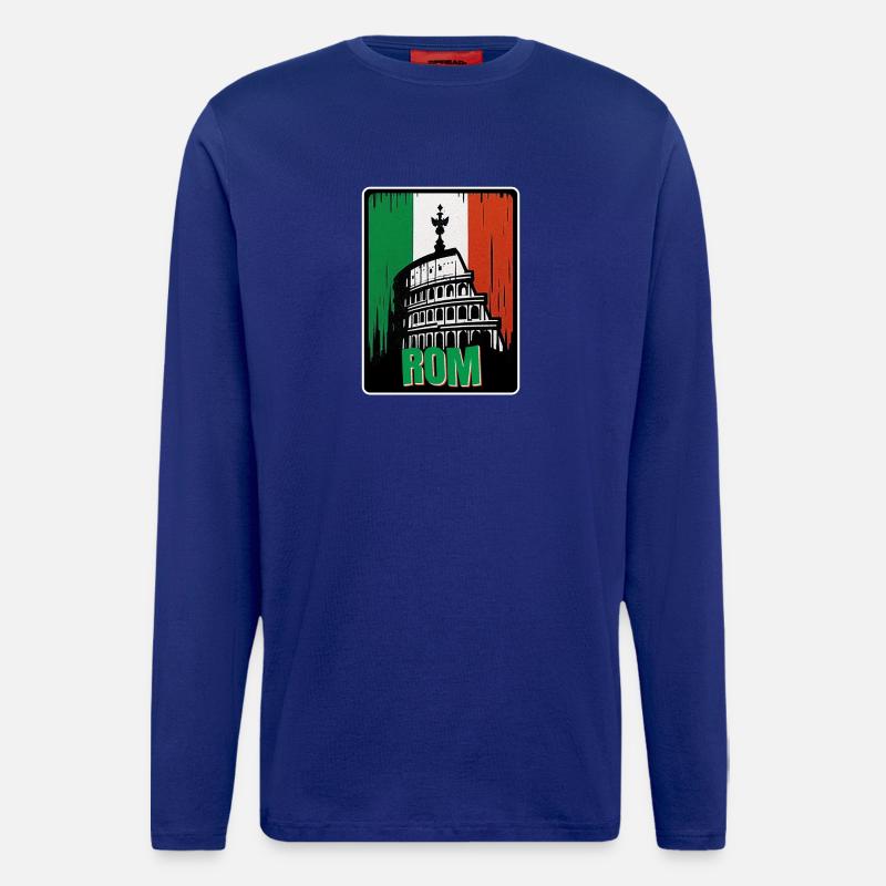 Ewiges Rom - Langarmshirt - made by SPREAD - Iconic Blue