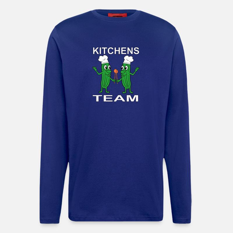 Koch Kochen - Langarmshirt - made by SPREAD  - Iconic Blue