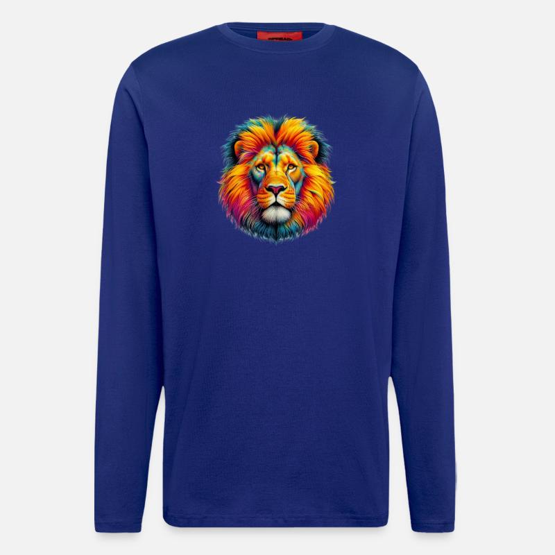 Löwe - Langarmshirt - made by SPREAD  - Iconic Blue