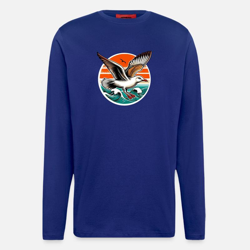 Möwe - Langarmshirt - made by SPREAD  - Iconic Blue