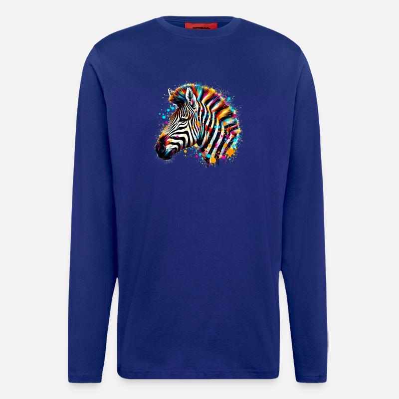Zebra - Langarmshirt - made by SPREAD  - Iconic Blue