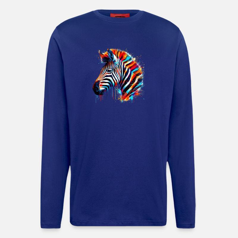 Zebra - Langarmshirt - made by SPREAD  - Iconic Blue