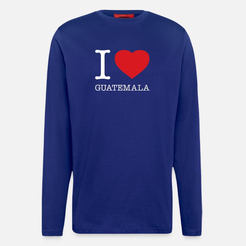 I LOVE GUATEMALA - Langarmshirt - made by SPREAD - Iconic Blue
