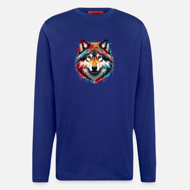 Wolf - Longsleeve - made by SPREAD - Iconic Blue