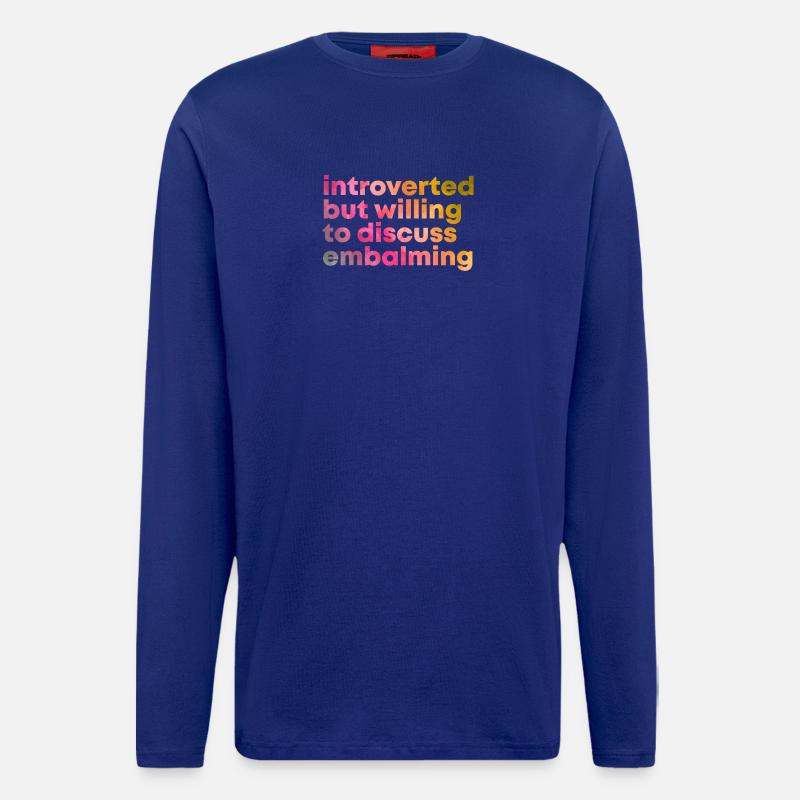 Einbalsamierung - Langarmshirt - made by SPREAD - Iconic Blue
