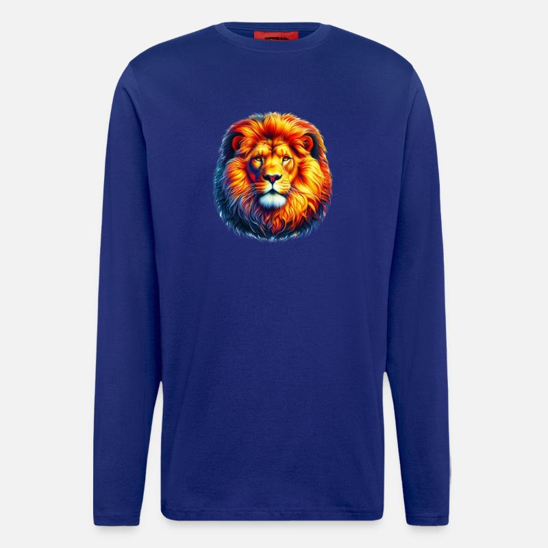 Löwe - Langarmshirt - made by SPREAD  - Iconic Blue