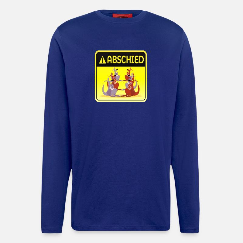 ABSCHIED KOLLEGEN TEAM GRUPPE - KÄNGURUS - Langarmshirt - made by SPREAD  - Iconic Blue