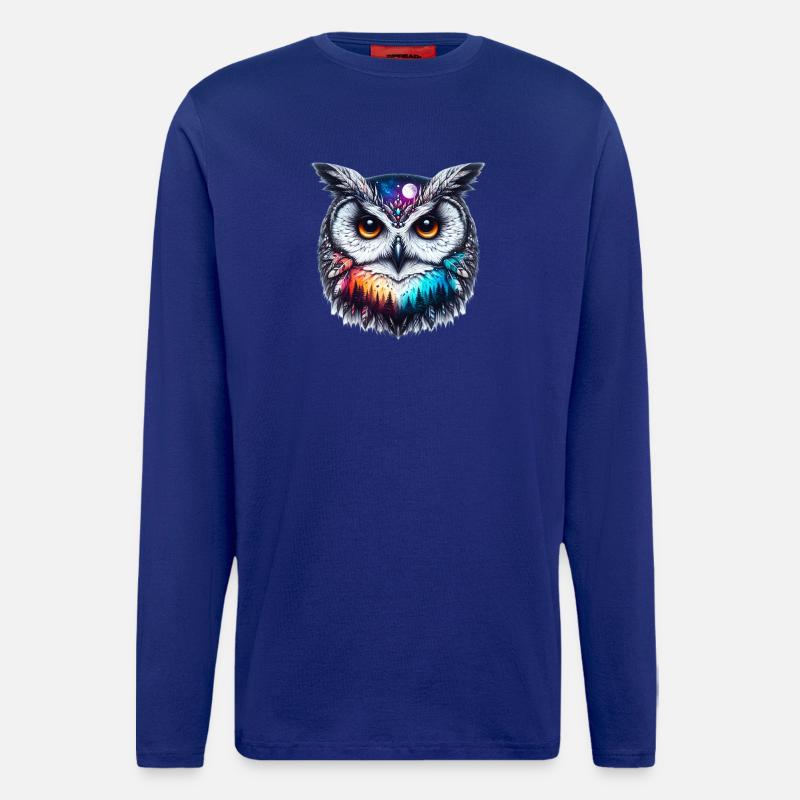 Eule - Langarmshirt - made by SPREAD  - Iconic Blue
