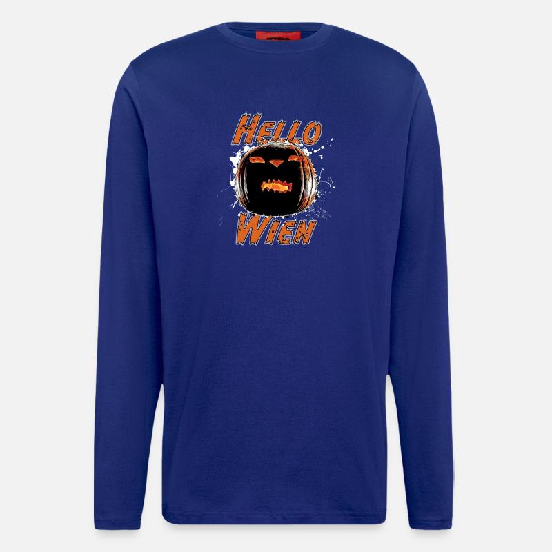 Hello Wien - Langarmshirt - made by SPREAD  - Iconic Blue
