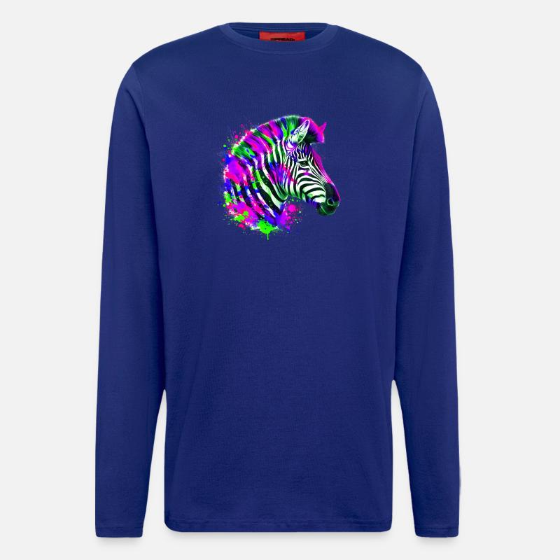Zebra - Langarmshirt - made by SPREAD  - Iconic Blue