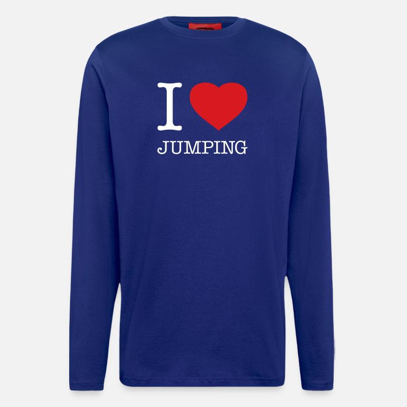 I LOVE JUMPING - Langarmshirt - made by SPREAD - Iconic Blue