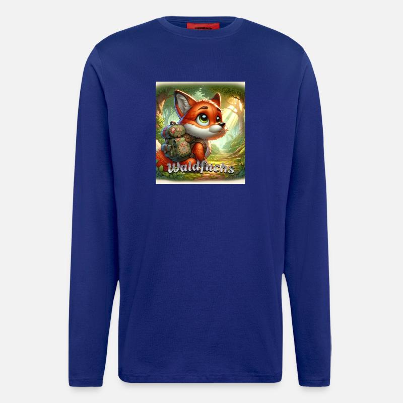 Waldfuchs - Langarmshirt - made by SPREAD  - Iconic Blue