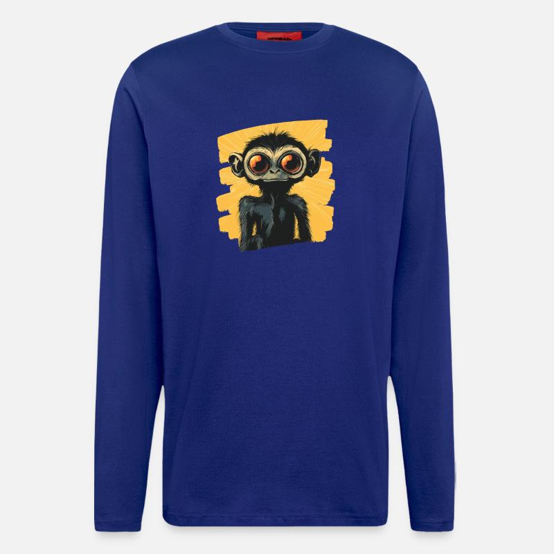 Spider Monkey Retro - Longsleeve - made by SPREAD  - Iconic Blue