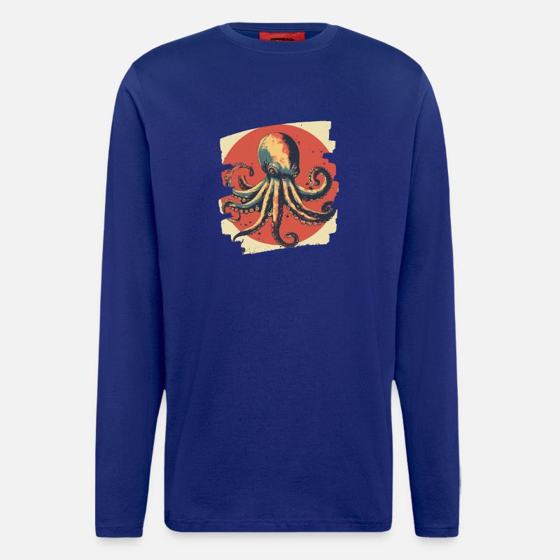 Octopus Octopus - Longsleeve - made by SPREAD  - Iconic Blue