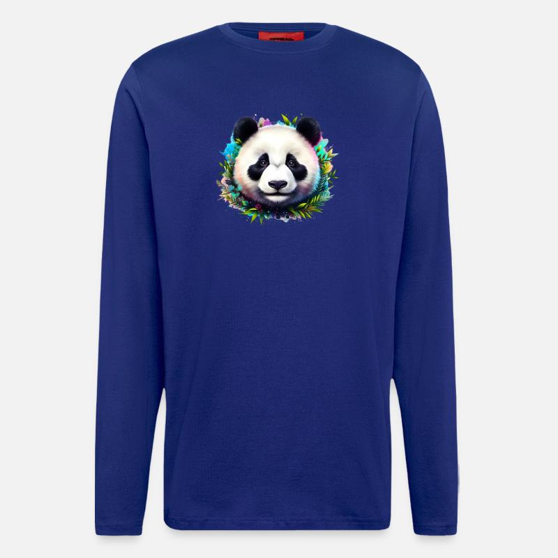 Panda - Longsleeve - made by SPREAD  - Iconic Blue