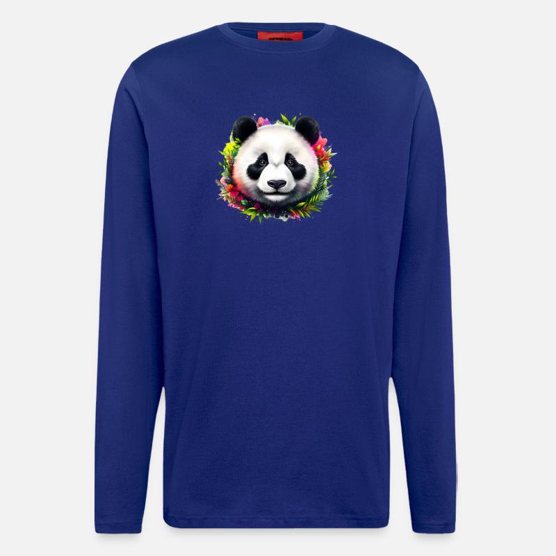 Panda - Longsleeve - made by SPREAD  - Iconic Blue