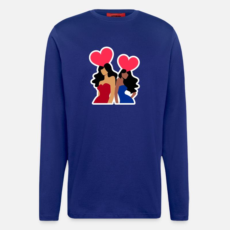 Galentine's Day 2026 Mädchen - Langarmshirt - made by SPREAD  - Iconic Blue