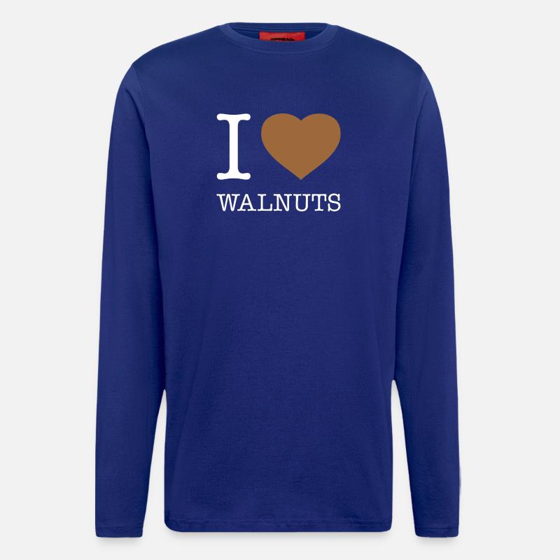 I LOVE WALNUTS - Longsleeve - made by SPREAD - Iconic Blue