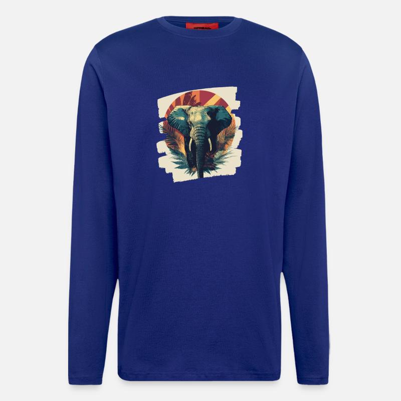 Elefant - Langarmshirt - made by SPREAD  - Iconic Blue