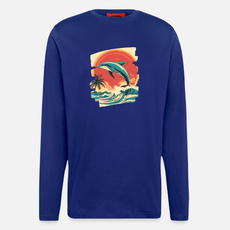 Delfin - Langarmshirt - made by SPREAD  - Iconic Blue