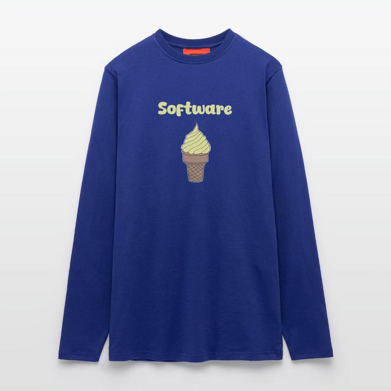 Software Eis Vanille Langarmshirt - made by SPREAD 