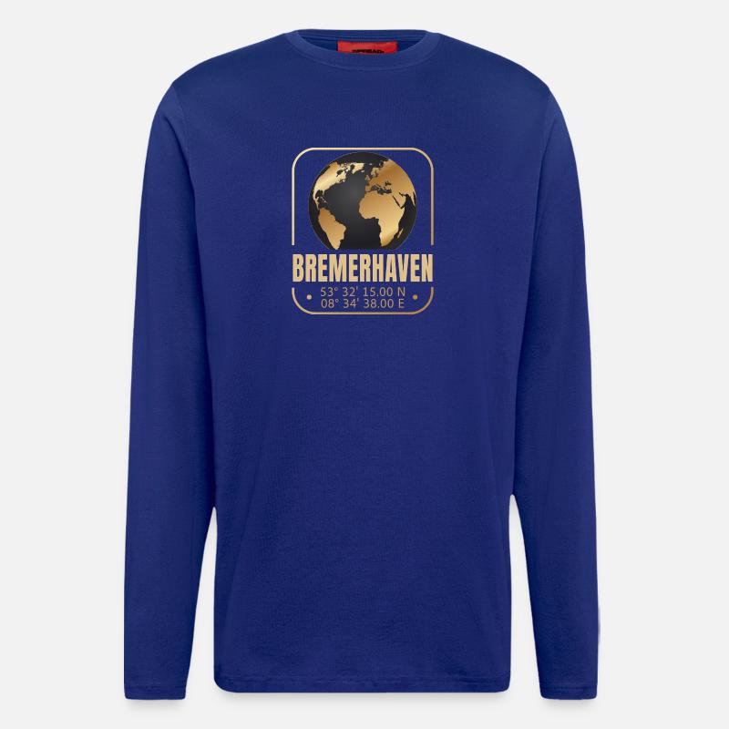 Bremerhaven - Langarmshirt - made by SPREAD  - Iconic Blue