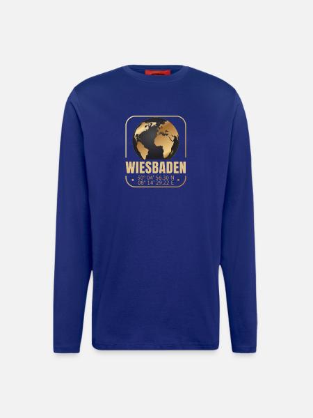 Wiesbaden - Langarmshirt - made by SPREAD - Iconic Blue