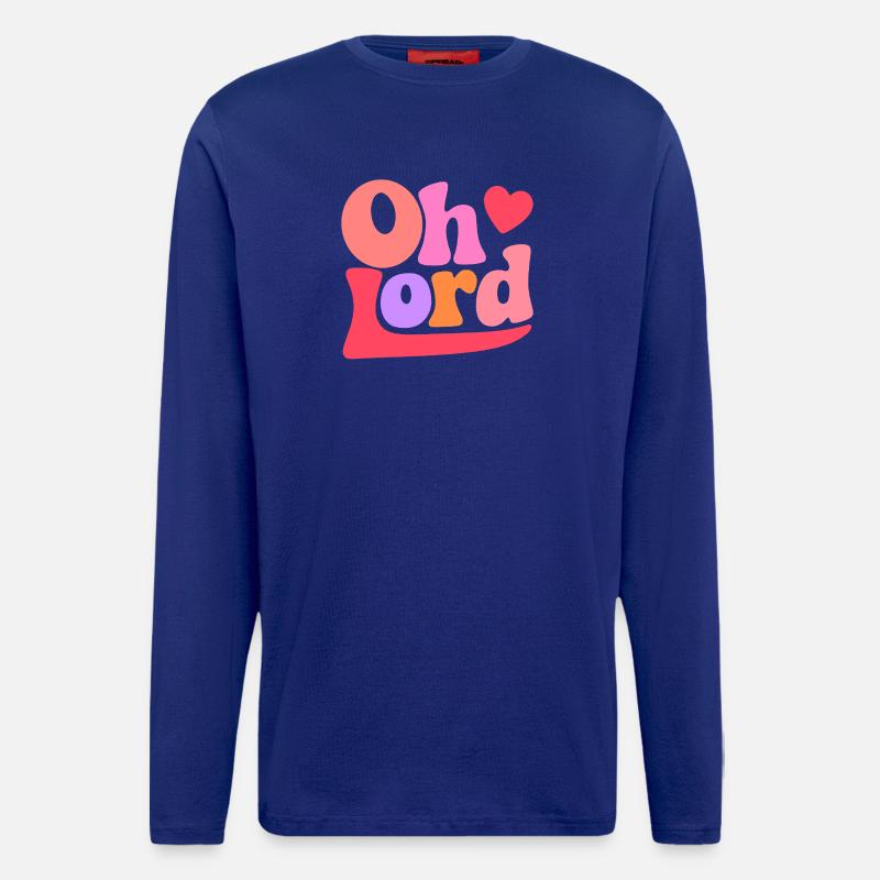 Oh Lord - Longsleeve - made by SPREAD  - Iconic Blue