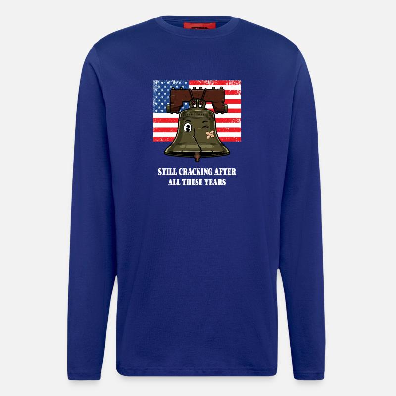 Freiheitsglocke - Langarmshirt - made by SPREAD  - Iconic Blue