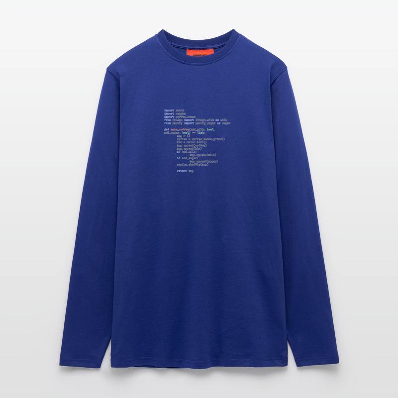 Python Make Coffee Function Longsleeve - made by SPREAD 