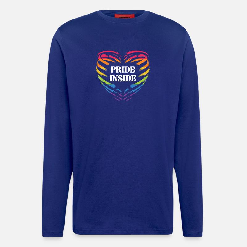 LGBT Pride Monat - Pride Inside - Langarmshirt - made by SPREAD - Iconic Blue