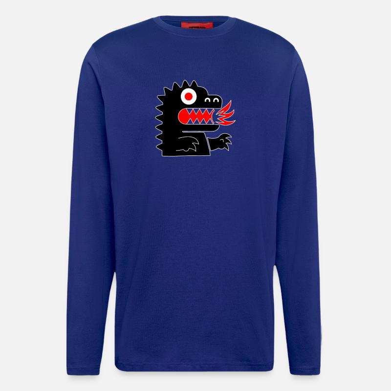 Dragonmonster - Langarmshirt - made by SPREAD  - Iconic Blue
