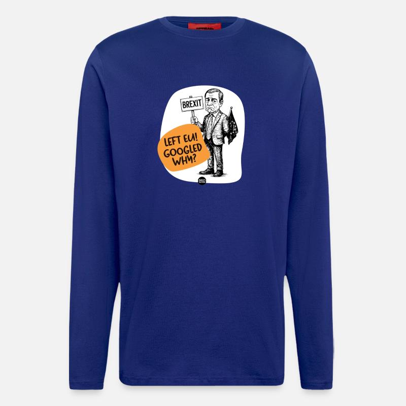 Exit-Regret-Syndrom - Langarmshirt - made by SPREAD  - Iconic Blue