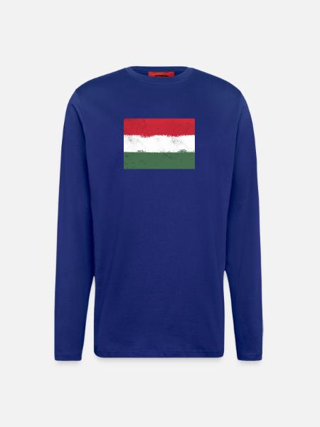 Flag of Hungary - Longsleeve - made by SPREAD  - Iconic Blue