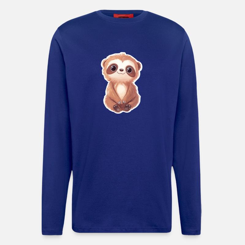 Faultier - Langarmshirt - made by SPREAD  - Iconic Blue