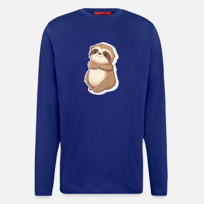 Faultier - Langarmshirt - made by SPREAD - Iconic Blue