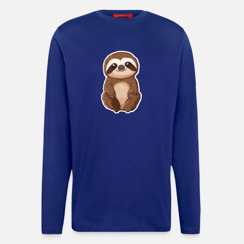 Faultier - Langarmshirt - made by SPREAD  - Iconic Blue