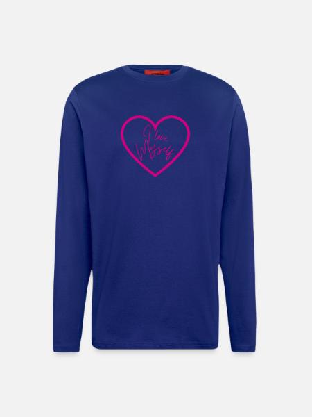 Ich liebe mich - Langarmshirt - made by SPREAD  - Iconic Blue