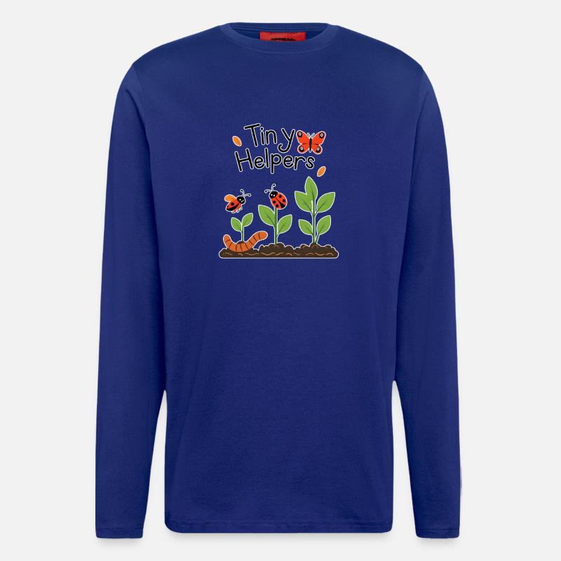 Tiny Helpers in the Garden - Longsleeve - made by SPREAD  - Iconic Blue