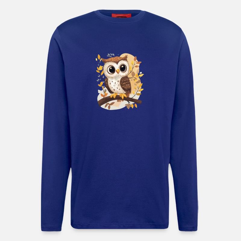 Eule - Langarmshirt - made by SPREAD  - Iconic Blue