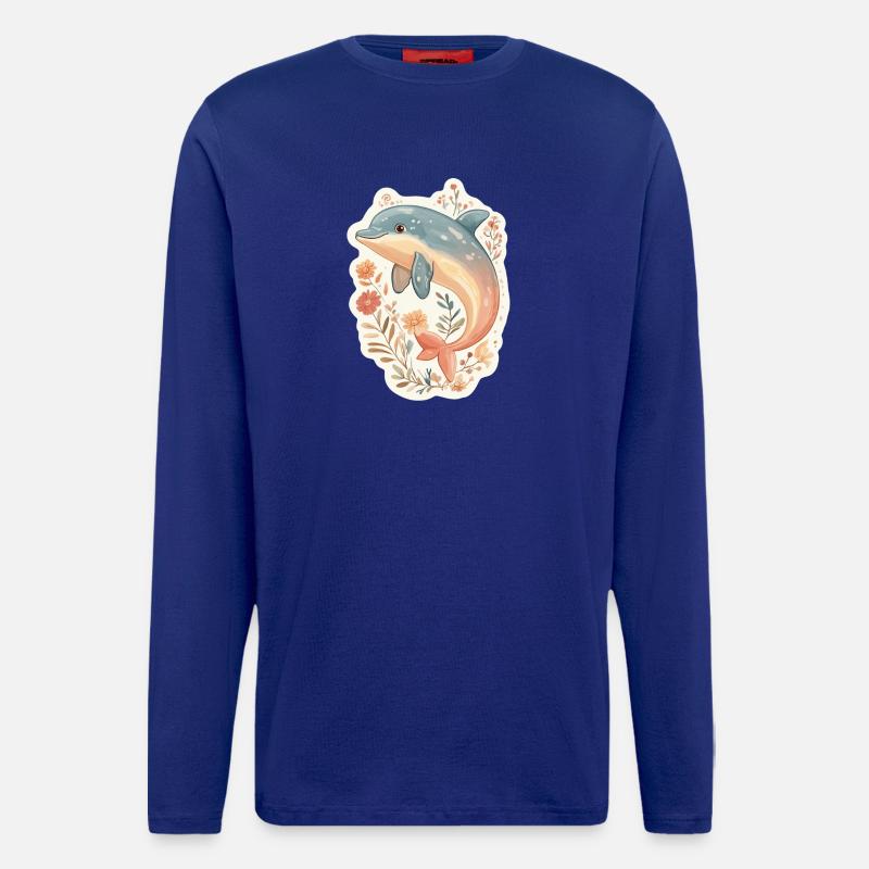Delfin - Langarmshirt - made by SPREAD  - Iconic Blue