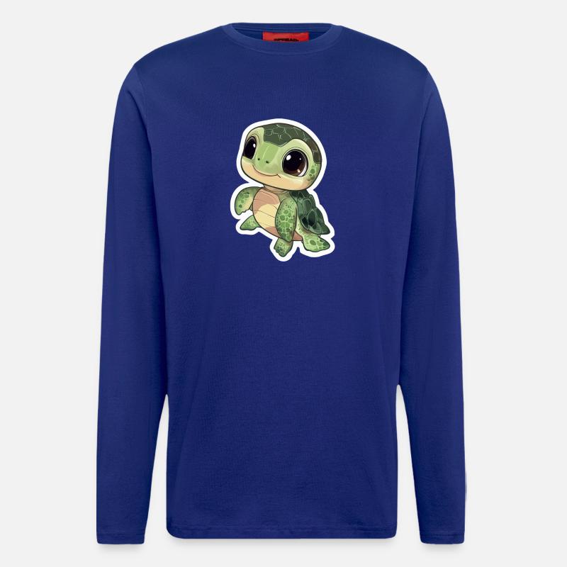 Schildkröte - Langarmshirt - made by SPREAD  - Iconic Blue