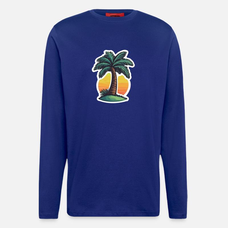 Palme - Langarmshirt - made by SPREAD  - Iconic Blue
