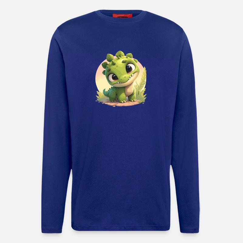 Dino Dinosaur Dinosaur - Longsleeve - made by SPREAD  - Iconic Blue