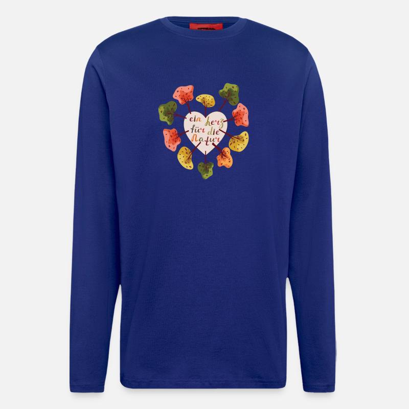 Herz voller Bäume - Langarmshirt - made by SPREAD  - Iconic Blue