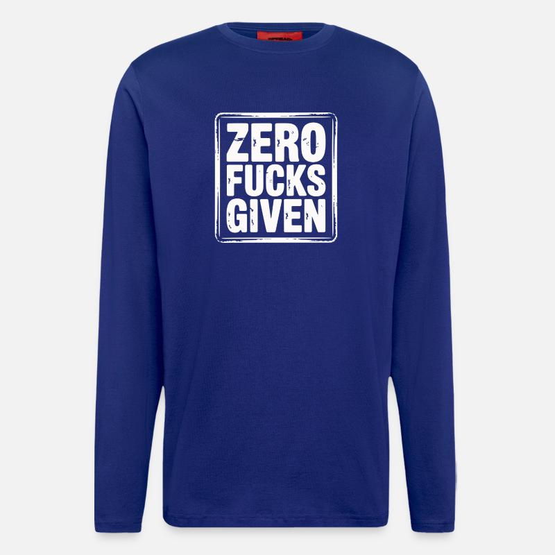 Minimalistisches, mutiges Protest-Zitat-Design - Langarmshirt - made by SPREAD  - Iconic Blue