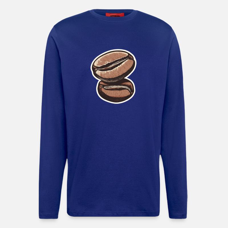 Kaffee - Langarmshirt - made by SPREAD  - Iconic Blue