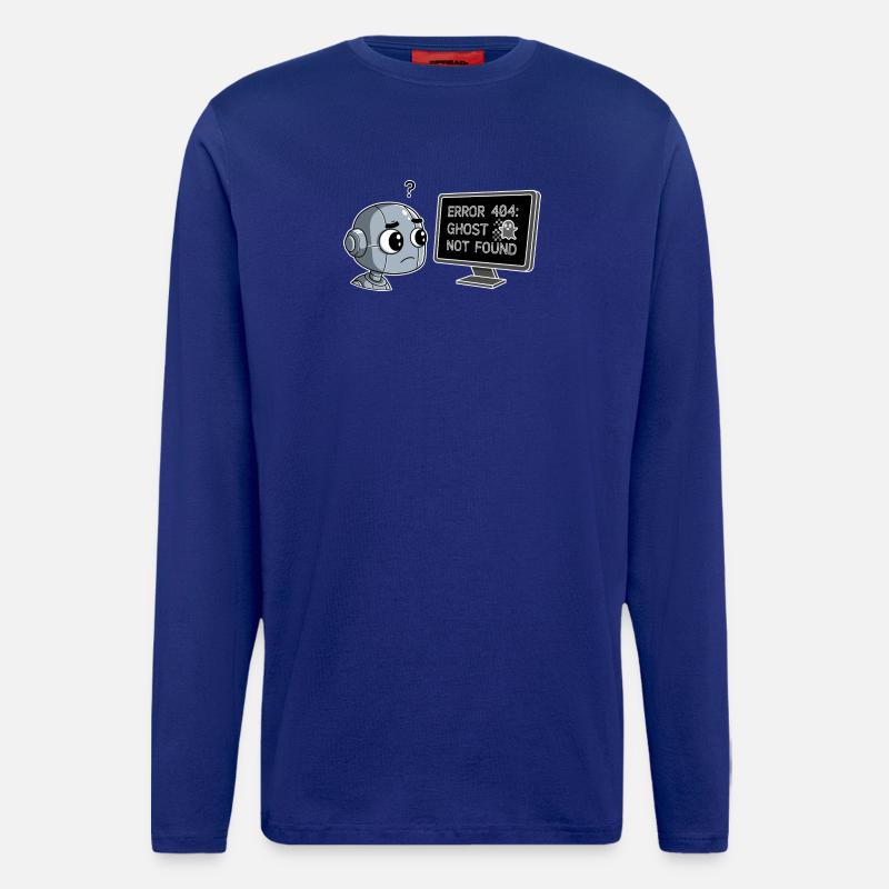 Error 404: Ghost Not Found - Langarmshirt - made by SPREAD - Iconic Blue