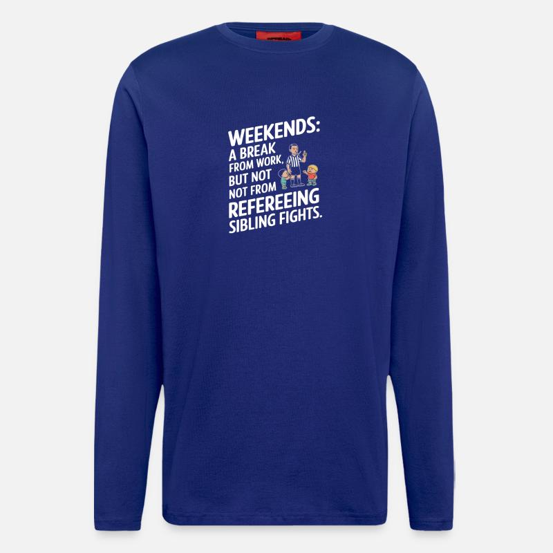 Chemise de référence Weekend Sibling - Manches longues bio décontracté fabriqué en UE - Iconic Blue